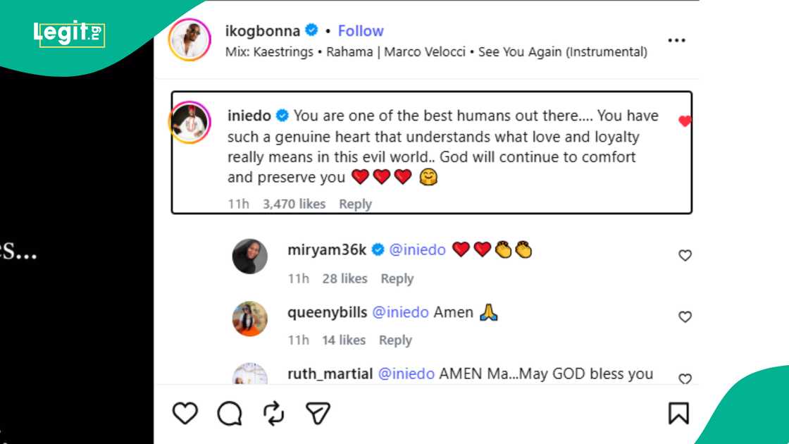 Ini Edo weighs in after IK Ogbonna opens up about Alexx Ekubo's passing
