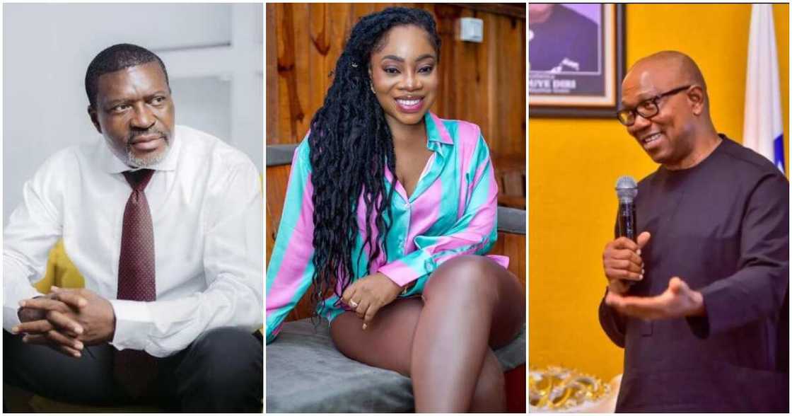 Photos of Kanayo O Kanayo, Moesha Boduong and Peter Obi Photos of Kanayo O Kanayo, Moesha Boduong and Peter Obi