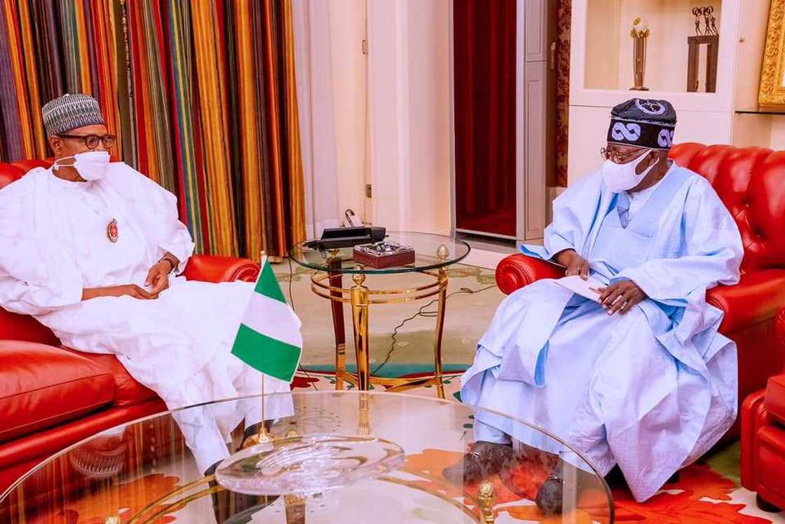 Buhari’s Senior Aide Mallam Ya'u Darazo, Asiwaju Bola Ahmed Tinubu, Abeokuta Buhari’s Senior Aide Mallam Ya'u Darazo, Asiwaju Bola Ahmed Tinubu, Abeokuta