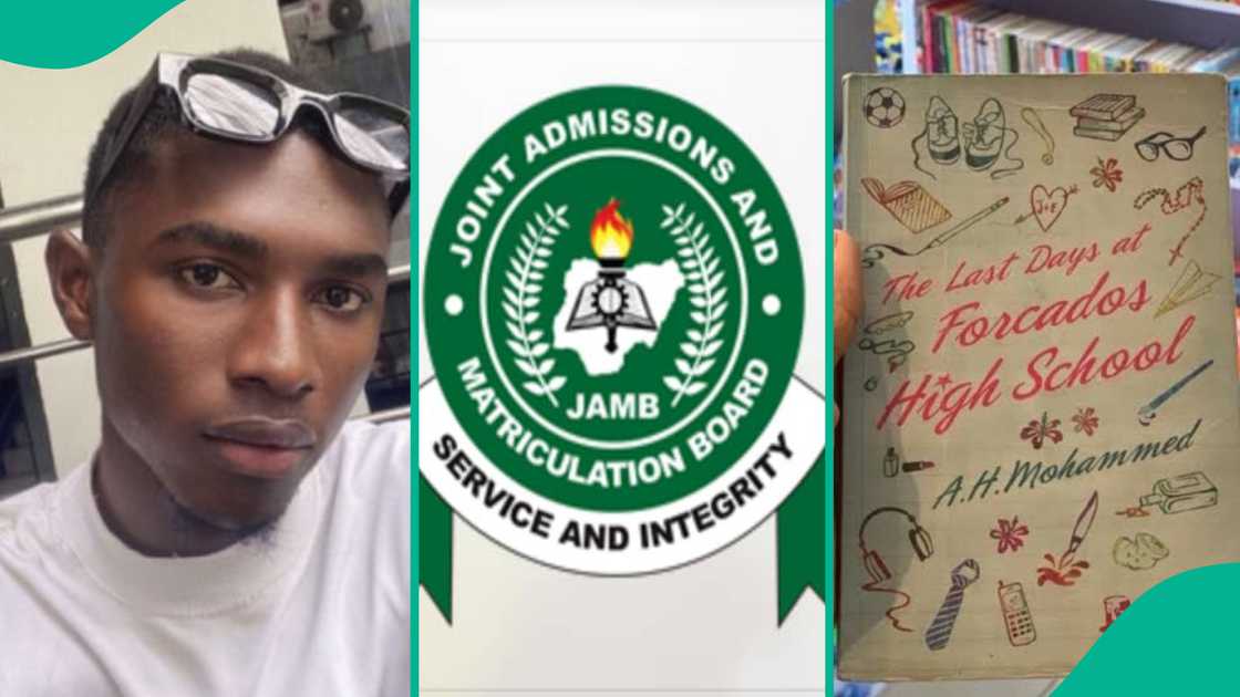 Man shares experience after reading old JAMB novel. Man shares experience after reading old JAMB novel.