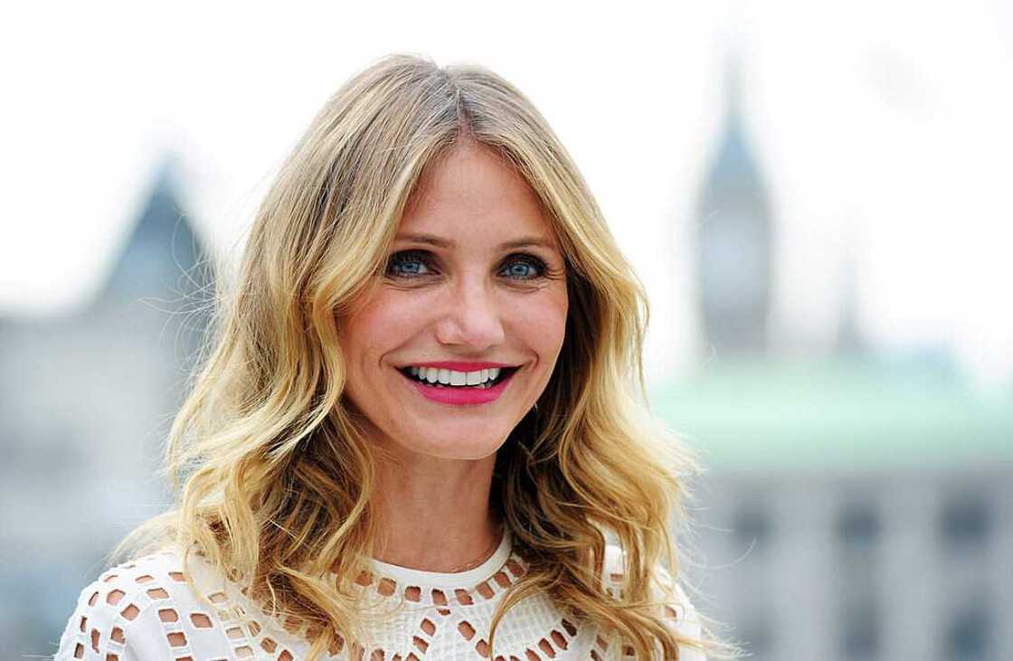 Cameron Diaz attends a photocall for "Sex Tape"