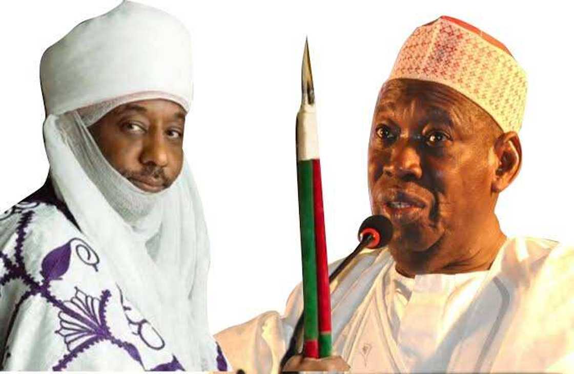 Tsohon sarkin Kano da Ganduje