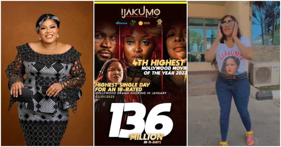 Photos of Toyin Abraham and Ijakumo banner Photos of Toyin Abraham and Ijakumo banner