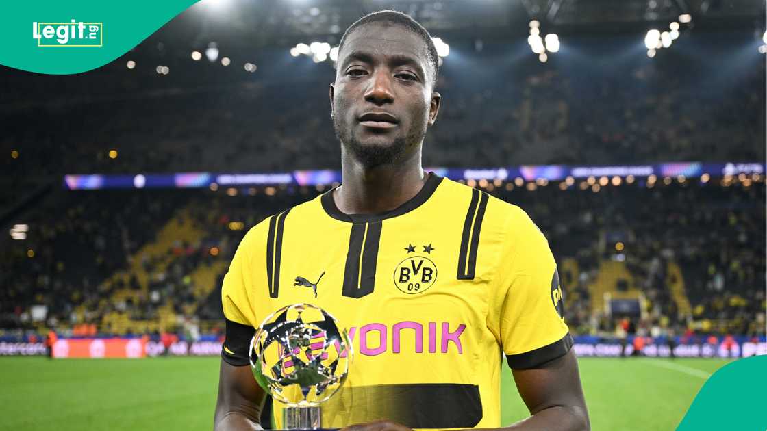 Serhou Guirassy, Borussia Dortmund, Barcelona, Signal Iduna Park, Germany, UEFA Champions League Serhou Guirassy, Borussia Dortmund, Barcelona, Signal Iduna Park, Germany, UEFA Champions League