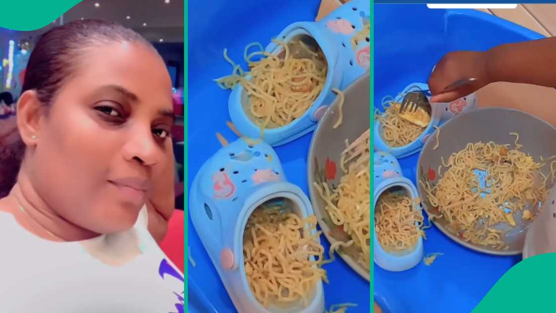 Baby's behaviour while eating fascinates netizens. Baby's behaviour while eating fascinates netizens.