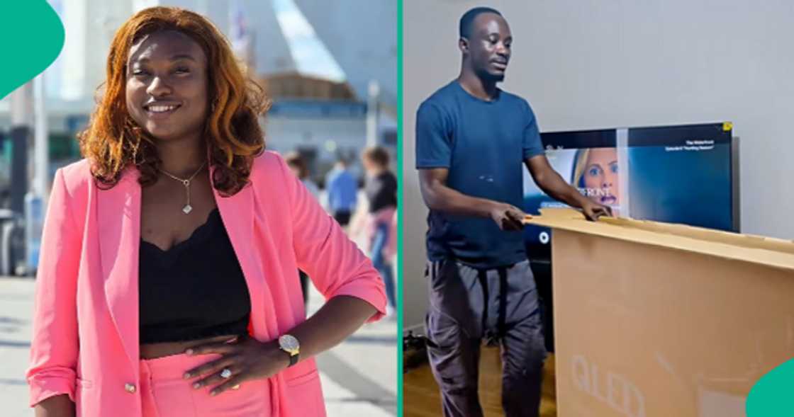 Nigerian couple prepares to leave the UK after nearly four years of living there. Nigerian couple prepares to leave the UK after nearly four years of living there.