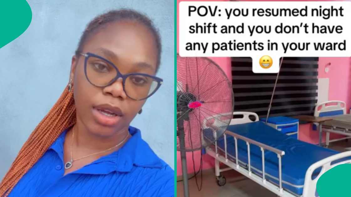 Nurse posts what she did during her night shift after finding out she had no patient in her ward Nurse posts what she did during her night shift after finding out she had no patient in her ward