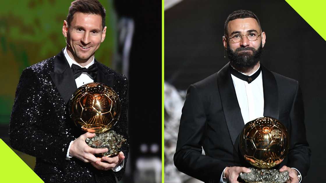 Lionel Messi and Karim Benzema are among the five oldest winners of the Ballon d'Or award.