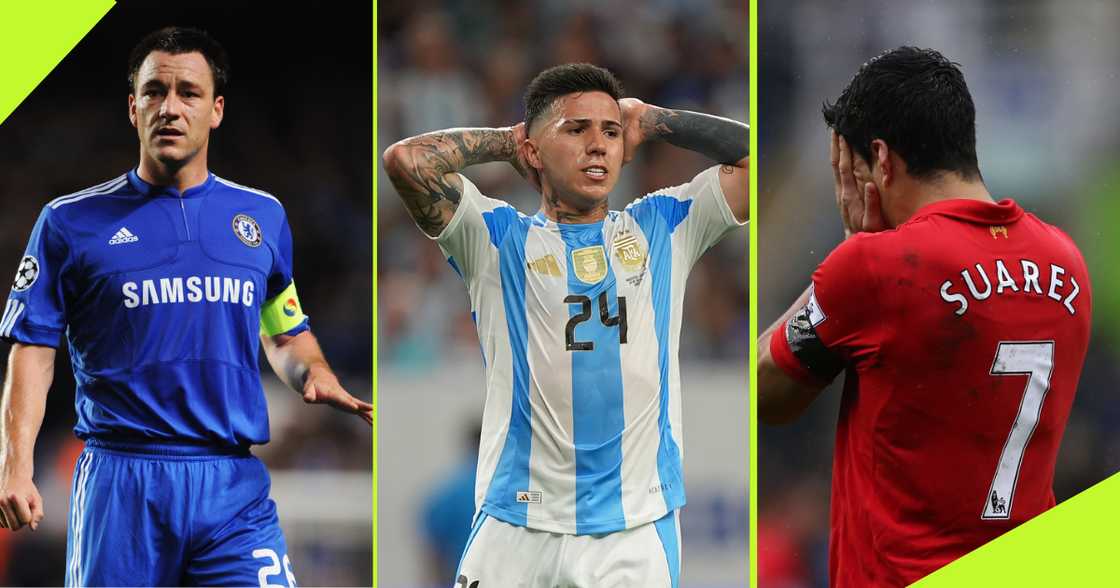 Players who have been banned for racism as France file complaint against Enzo Fernandez. Players who have been banned for racism as France file complaint against Enzo Fernandez.