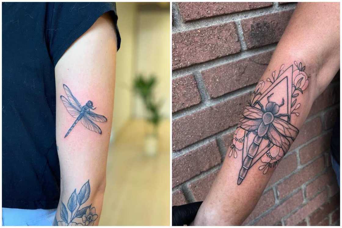 Back forearm tattoos Back forearm tattoos