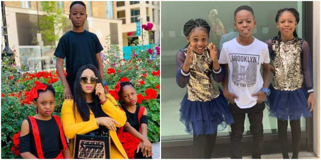 Alaafin of Oyo’s only set of triplets celebrate 12th birthday with beautiful photos