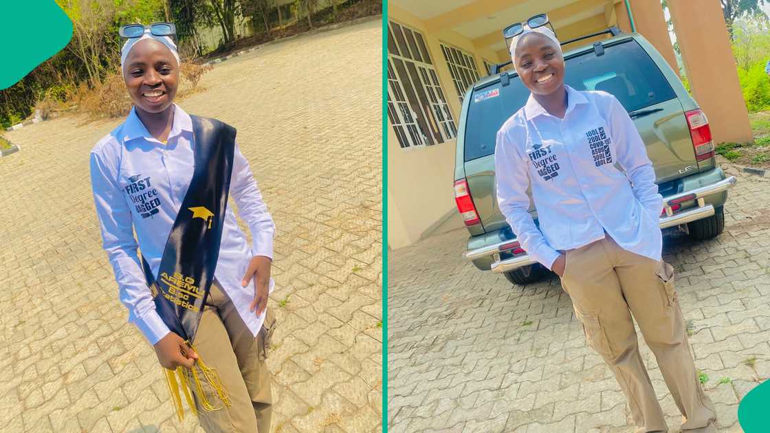 University of Ibadan first class graduate in statistics celebrates herself online, shares her next plan