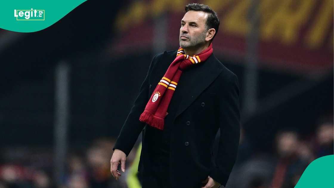 Okan Buruk, Galatasaray, Caykur Rizespor, Super Lig, Turkey. Okan Buruk, Galatasaray, Caykur Rizespor, Super Lig, Turkey.