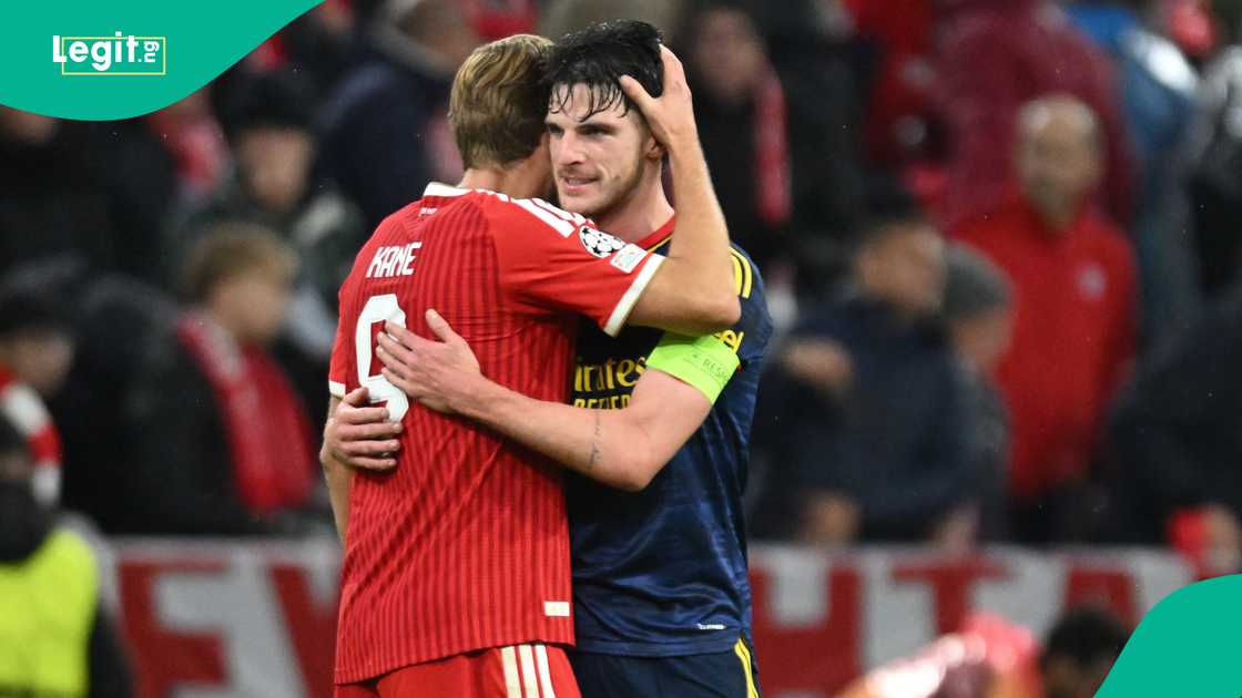 Harry Kane, Declan Rice, Arsenal, Bayern Munich, UEFA Champions League, Ballon d'Or.