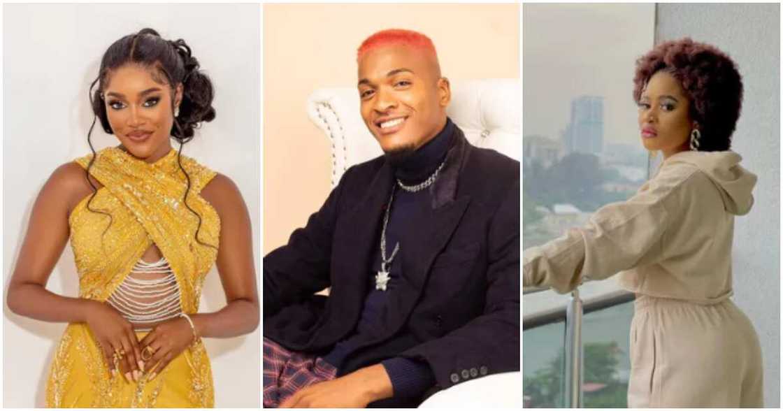 BBNaija stars, Beauty, Groovy and Phyna BBNaija stars, Beauty, Groovy and Phyna