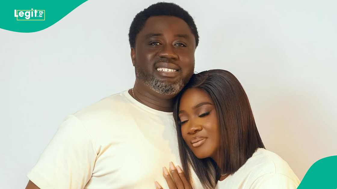 Mercy Johnson poses with family Mercy Johnson poses with family