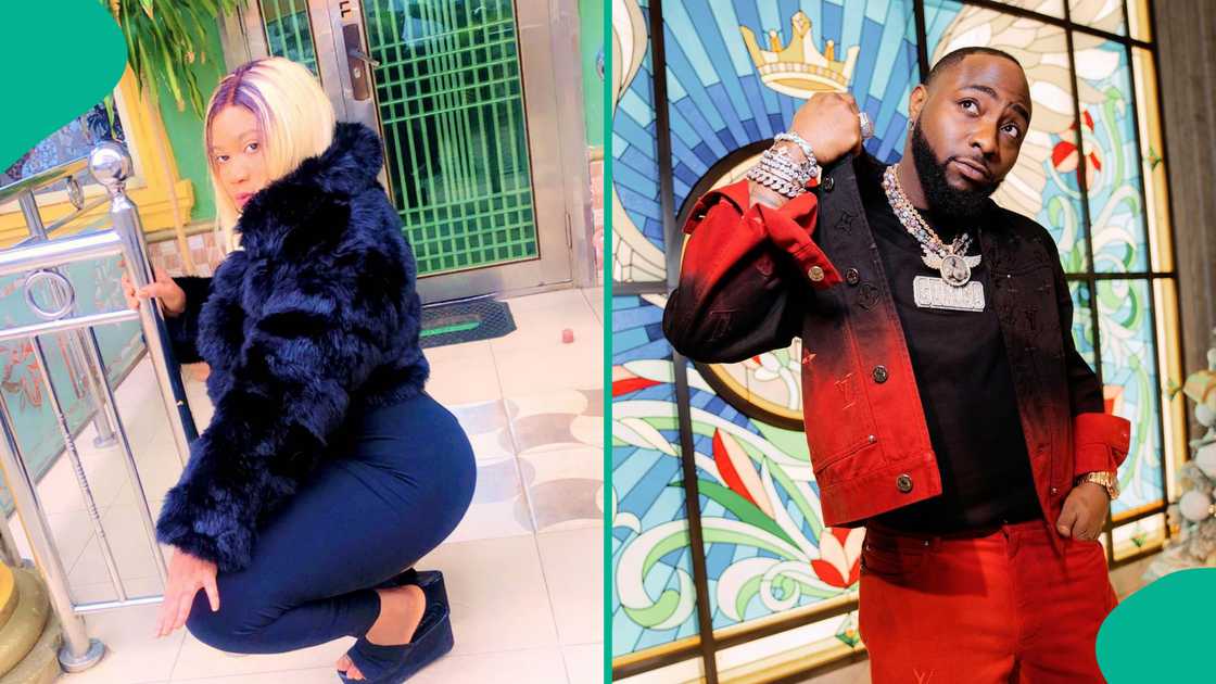 Esther Nwachukwu and Davido Esther Nwachukwu and Davido