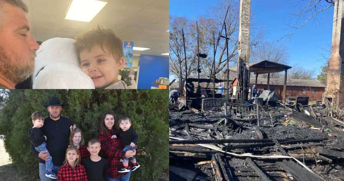 Brandon saved his family from a fire.