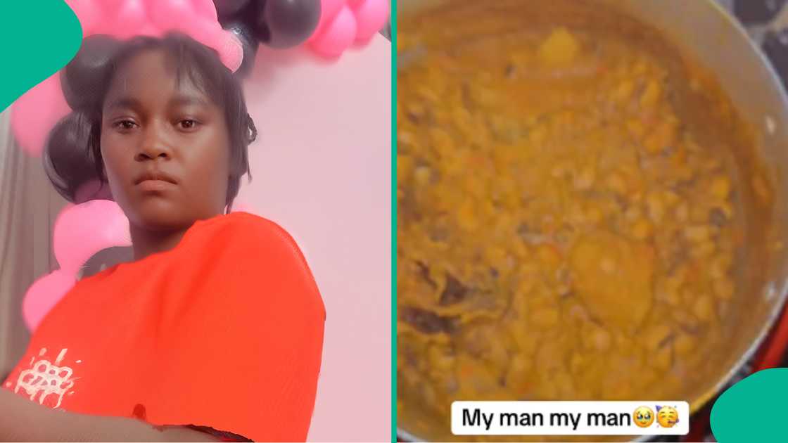 Nigerian lady displays what her boyfriend sent her in pot as gift for Girlfriends Day Nigerian lady displays what her boyfriend sent her in pot as gift for Girlfriends Day