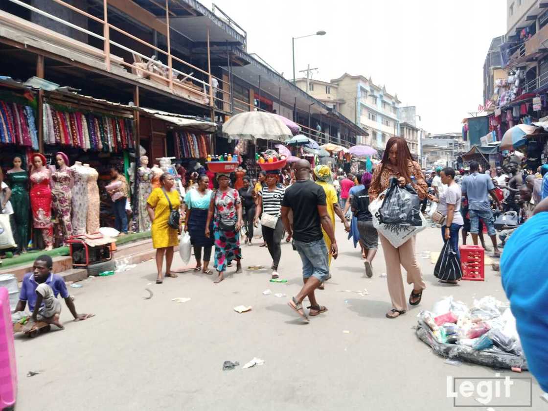 Business activities at a popular market in Lagos state. Photo credit: Esther Odili Business activities at a popular market in Lagos state. Photo credit: Esther Odili