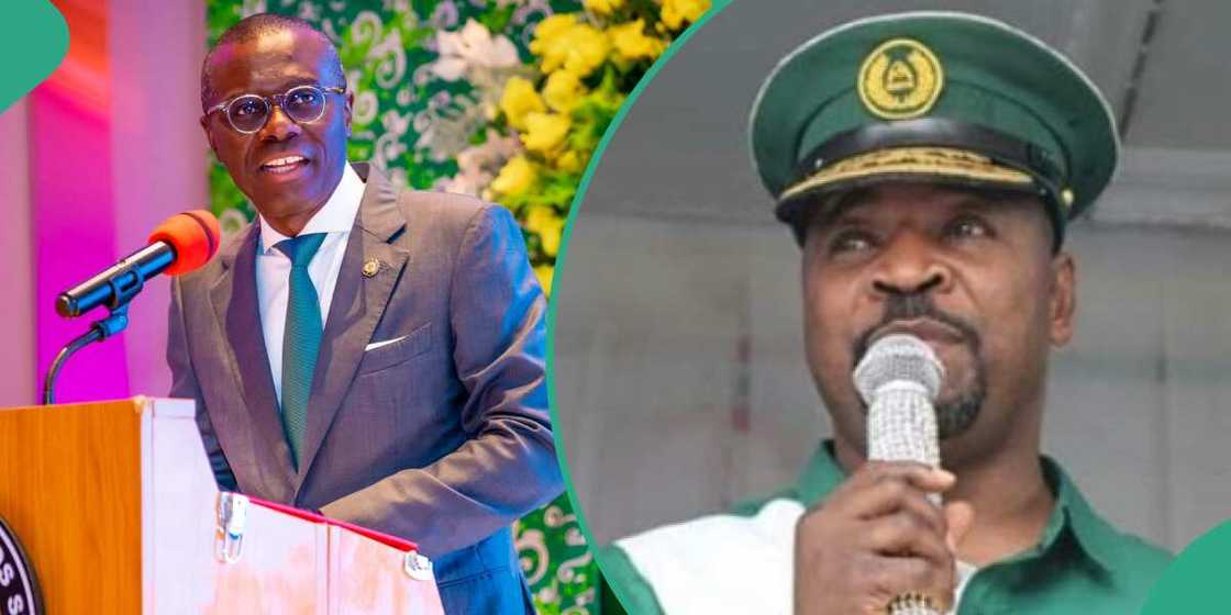 Babajide Sanwo-Olu, NURTW, MC Oluomo, Lagos state Babajide Sanwo-Olu, NURTW, MC Oluomo, Lagos state