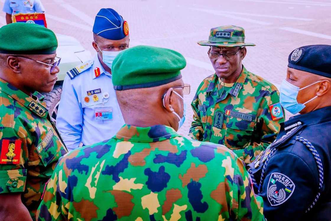 Insecurity, US, $1bn attack helicopters, President Buhari, service chiefs Insecurity, US, $1bn attack helicopters, President Buhari, service chiefs