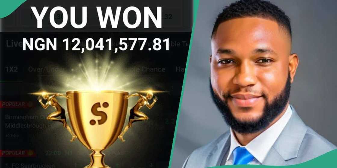 The man shared evidence of the bet he won The man shared evidence of the bet he won