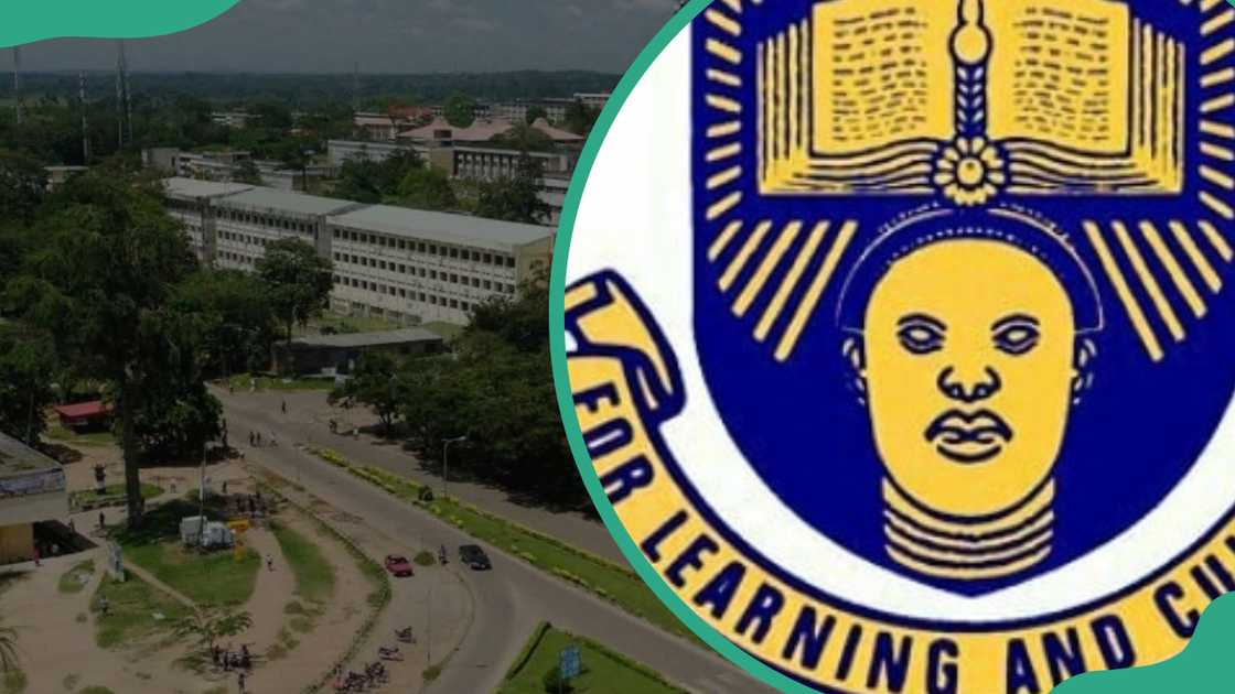 OAU campus and logo OAU campus and logo