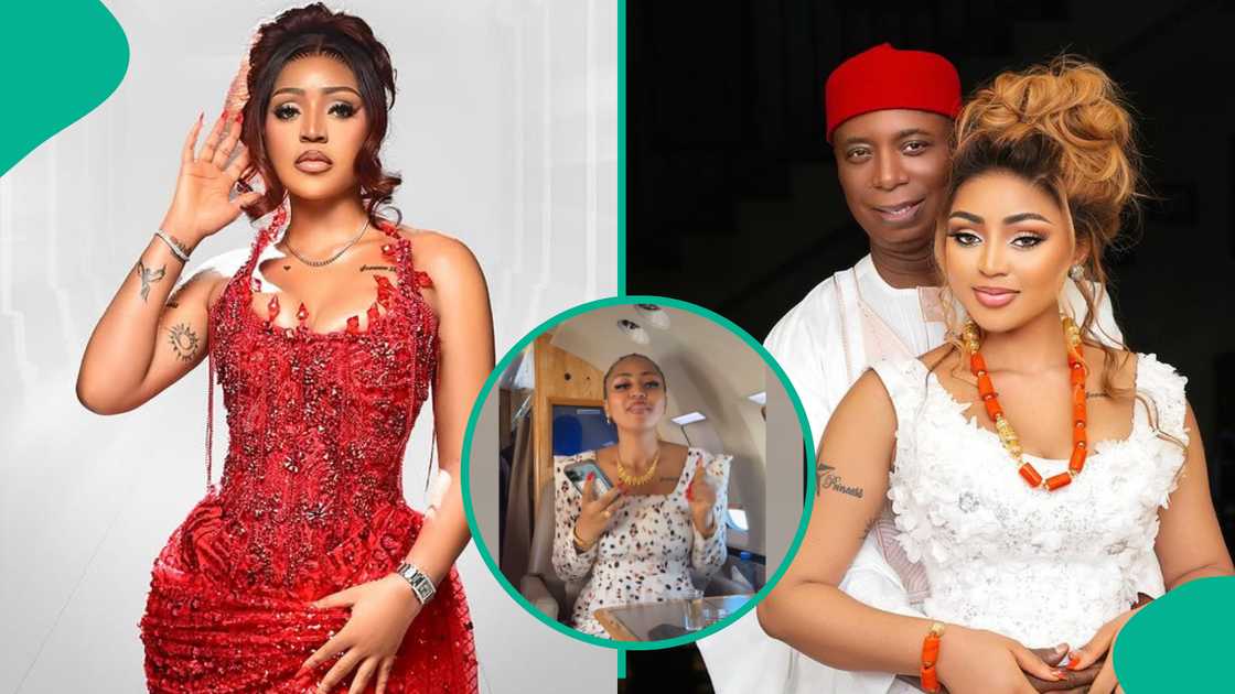 Actress Regina Daniels breaks silence following reports of marital crisis. Actress Regina Daniels breaks silence following reports of marital crisis.