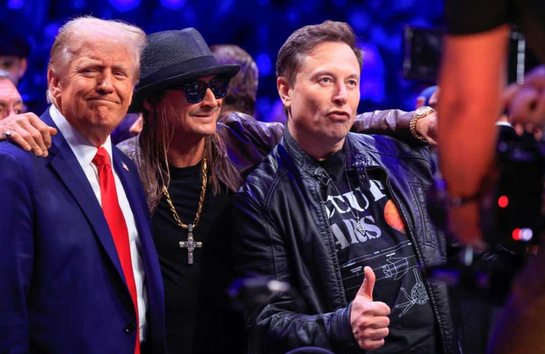 Elon Musk (R) became a close ally of US President-elect Donald Trump (L) during his campaign, spending over $100 million to boost his presidential bid