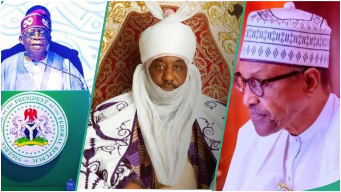 President Bola Tinubu/Muhammadu Sanusi/Muhammadu Buhari/Presidency/CBN President Bola Tinubu/Muhammadu Sanusi/Muhammadu Buhari/Presidency/CBN