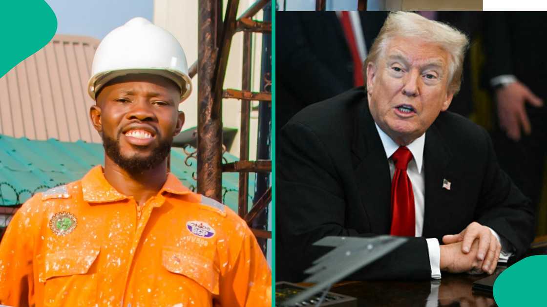 Man sends message to USA after President Donald Trump threatened to take action against terrorists in Nigeria over the alleged killing of Christians. Man sends message to USA after President Donald Trump threatened to take action against terrorists in Nigeria over the alleged killing of Christians.