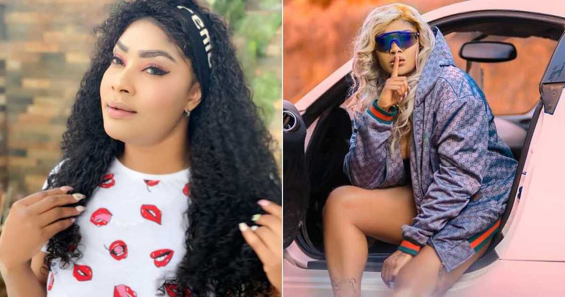 Actress Angela Okorie shares video of herself working out in risque pink outfit Actress Angela Okorie shares video of herself working out in risque pink outfit