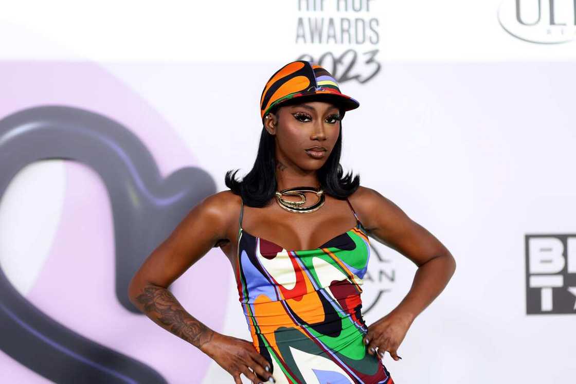 Flo Milli attends the BET Hip Hop Awards 2023 at Cobb Energy Performing Arts Center in Atlanta, Georgia Flo Milli attends the BET Hip Hop Awards 2023 at Cobb Energy Performing Arts Center in Atlanta, Georgia