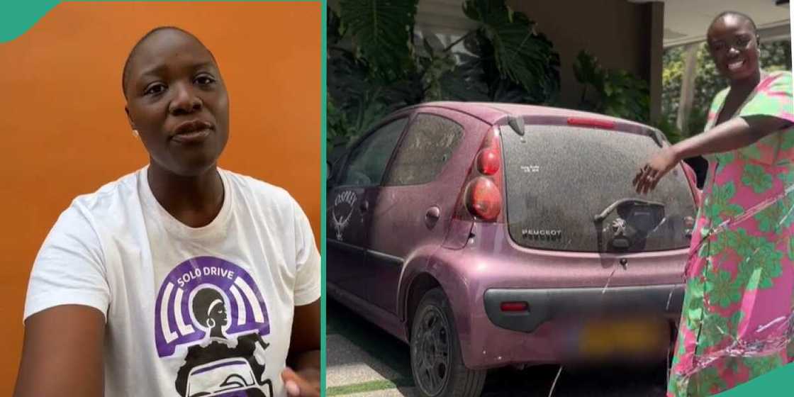 Pelumi Nubi who is driving from London to Lagos. Pelumi Nubi who is driving from London to Lagos.