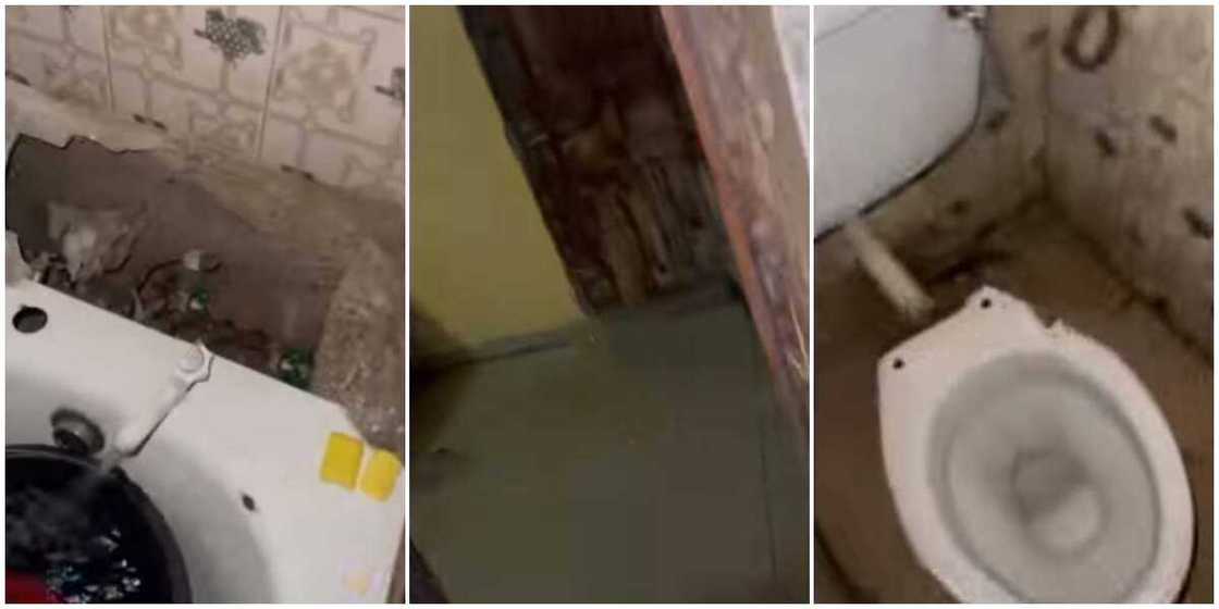 You get mind: Nigerians react as man shows off look of luxury bathroom of hotel he rented in Delta State, video sparks reactions You get mind: Nigerians react as man shows off look of luxury bathroom of hotel he rented in Delta State, video sparks reactions