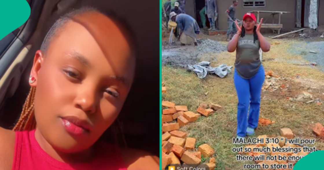 Lady emotional as her mother gets a new house.