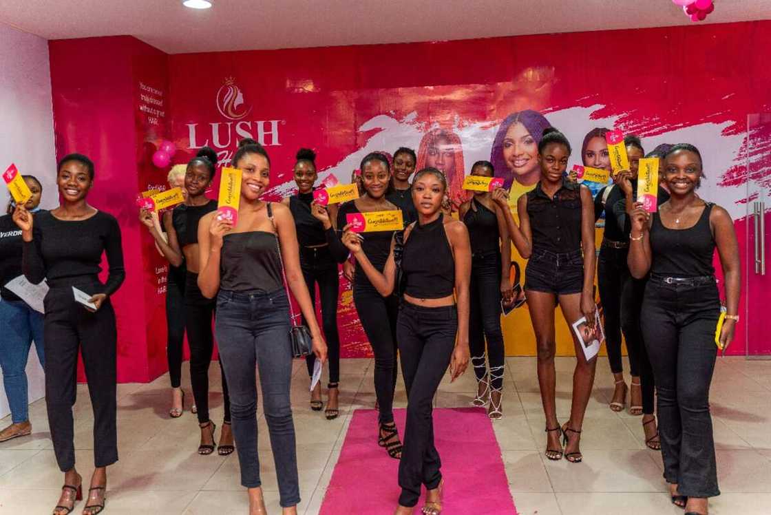 17 Ladies Get Potential Modelling Offer at the Lush Hair Pink Belle Auditions 17 Ladies Get Potential Modelling Offer at the Lush Hair Pink Belle Auditions