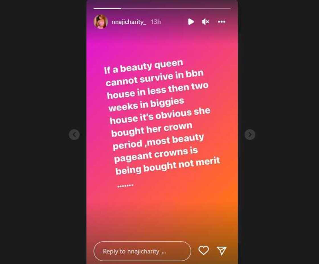 Nnaji Charity, BBNaija star Beauty Tukura. Nnaji Charity, BBNaija star Beauty Tukura.