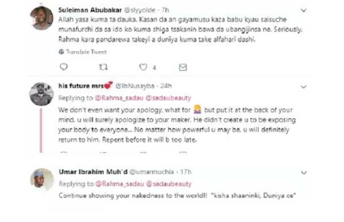 Wasu mazan arewa sun caccaki jaruma Rahama Sadau kan sanya riga mai hannu daya a sabon hoto Wasu mazan arewa sun caccaki jaruma Rahama Sadau kan sanya riga mai hannu daya a sabon hoto