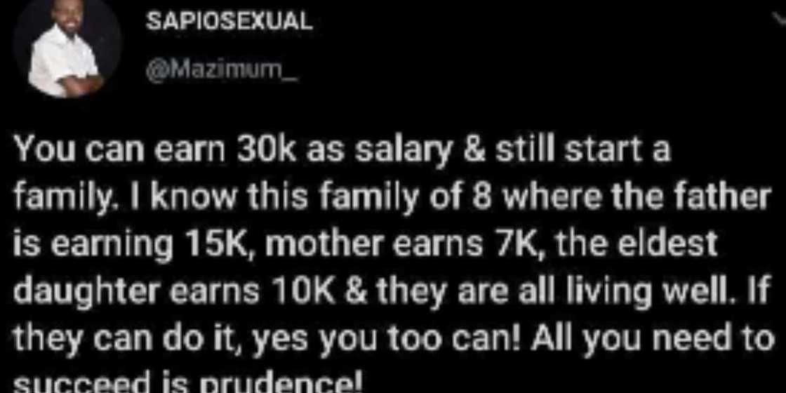 Jama'a sun caccaki wani mutum da yace za a iya aure da albashin N30,000 Jama'a sun caccaki wani mutum da yace za a iya aure da albashin N30,000