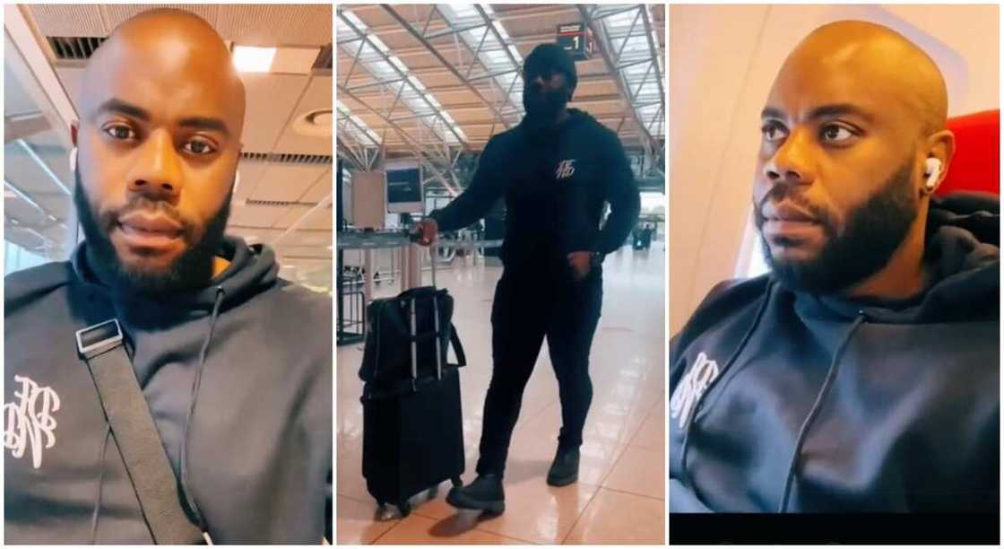 Photos of Jeff Ukiri, a Nigerian man living abroad who struggled hard to make it. Photos of Jeff Ukiri, a Nigerian man living abroad who struggled hard to make it.
