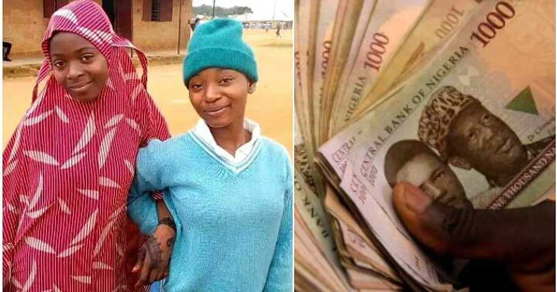 Students return N250k, female students Students return N250k, female students
