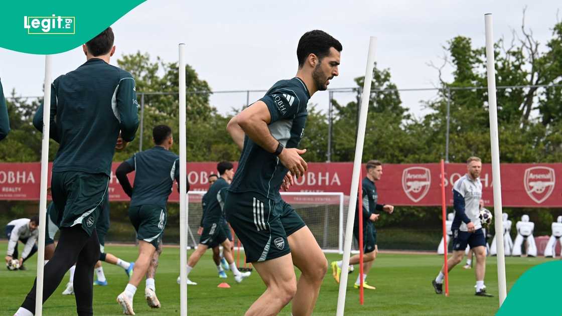 Arsenal, Mikel Merino, UEFA, Champions League, PSG, Football. Arsenal, Mikel Merino, UEFA, Champions League, PSG, Football.