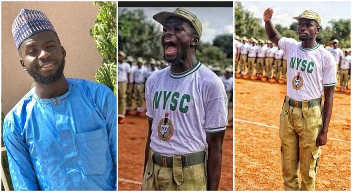 Umar Ibrahim Umar, former NYSC member whose photo became a meme. Umar Ibrahim Umar, former NYSC member whose photo became a meme.