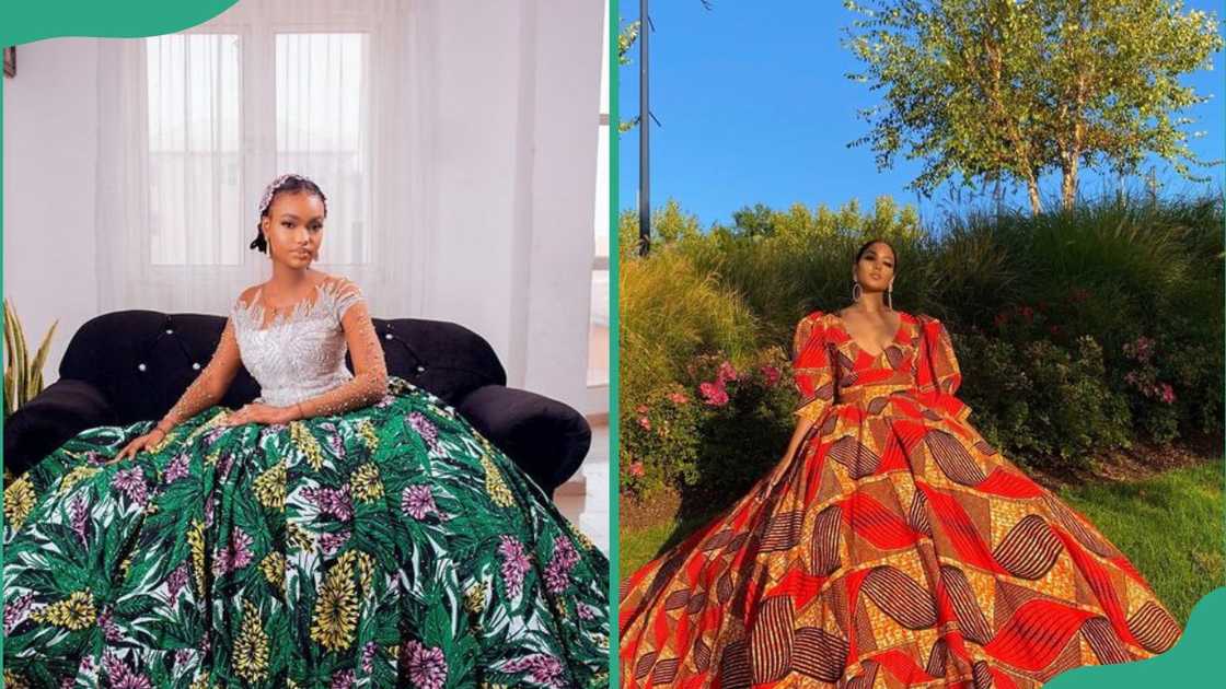 Ankara ball gown Ankara ball gown