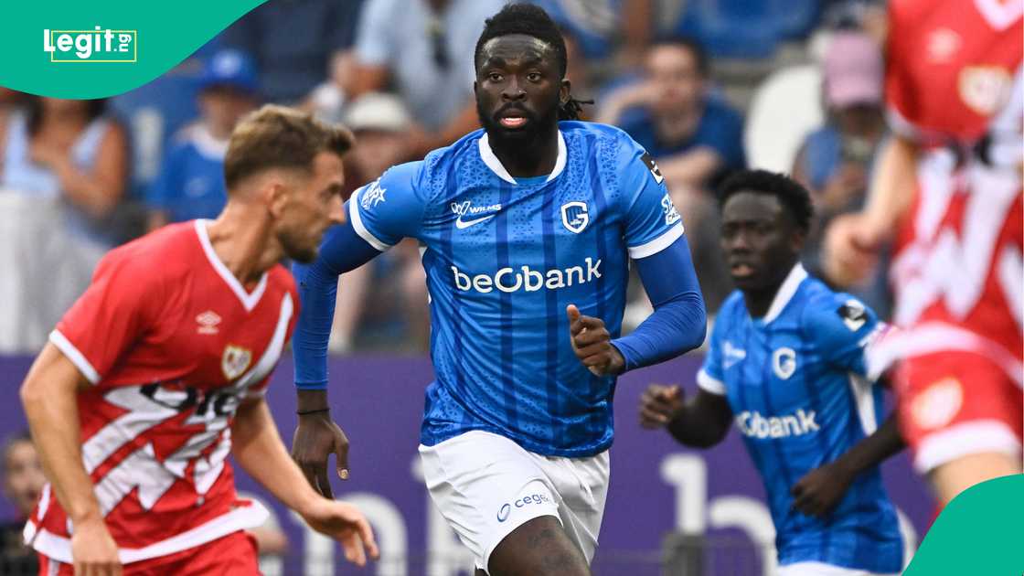 Tolu Arokodare, Genk, Belgium, Pro League, Tolu Arokodare playing for Genk. Tolu Arokodare, Genk, Belgium, Pro League, Tolu Arokodare playing for Genk.