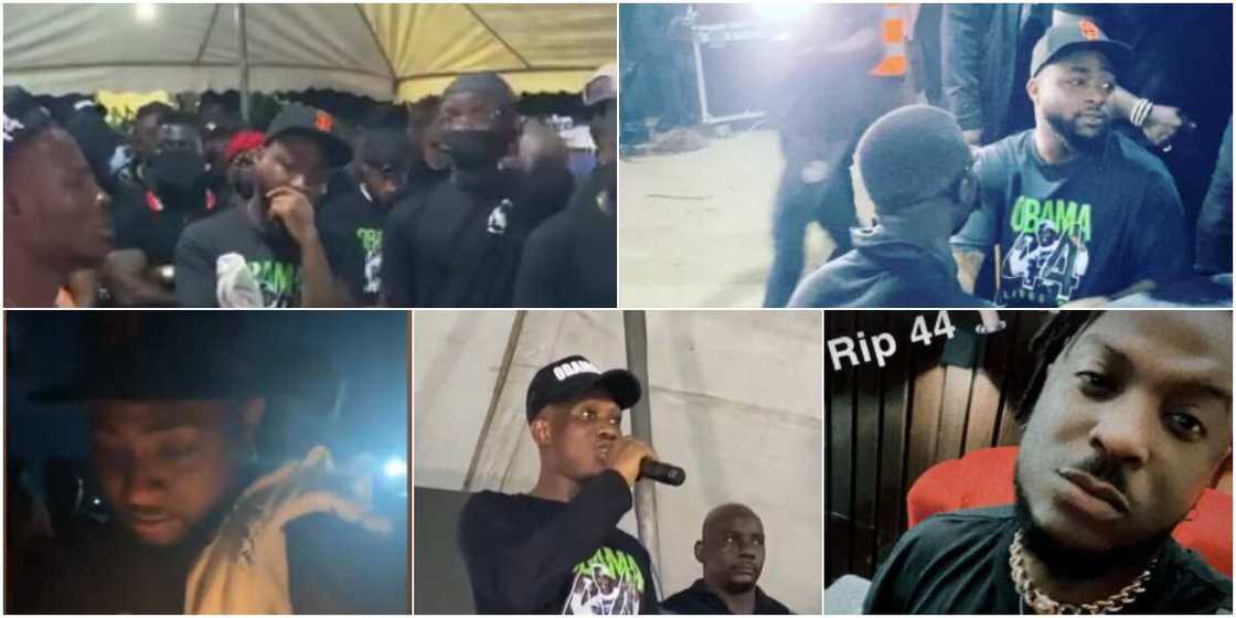 Davido bids Obama DMW farewell in a candlelight procession, ensures late PA's son was beside him Davido bids Obama DMW farewell in a candlelight procession, ensures late PA's son was beside him