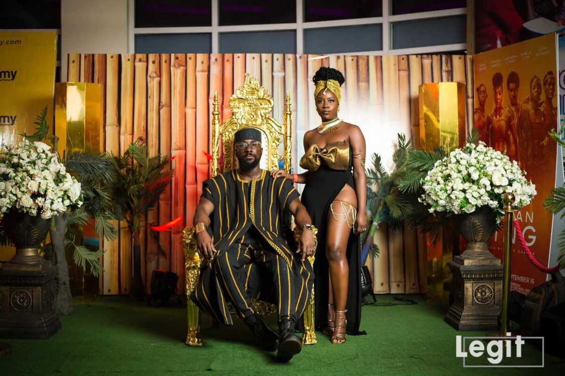 Samuel Otigba, Bisola Otigba, The Woman King Premiere, The Otigbas