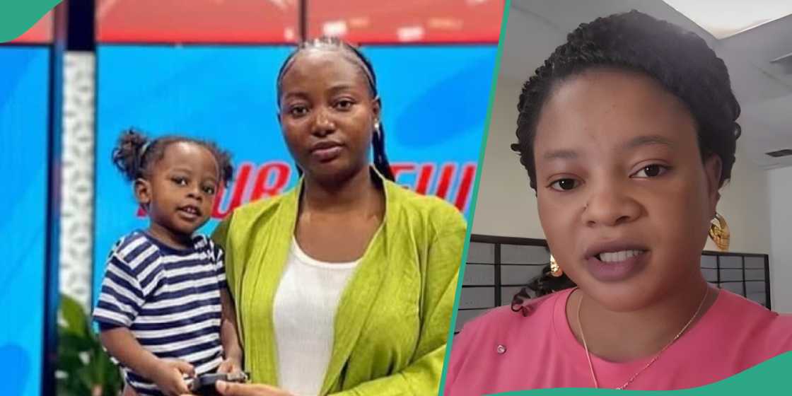 Wunmi's sister curses her son in viral video. Wunmi's sister curses her son in viral video.